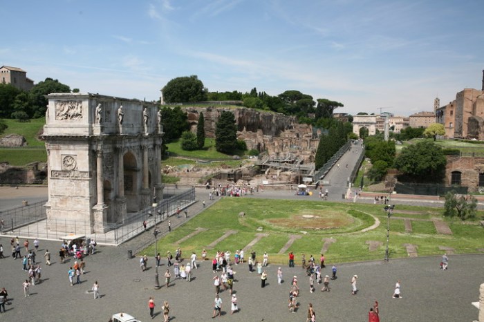 Rzym Forum Romanum dwa_4